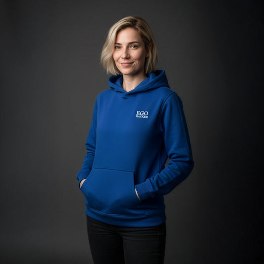 Bluza z kapturem Ego Hacker - Royal Blue - Unisex