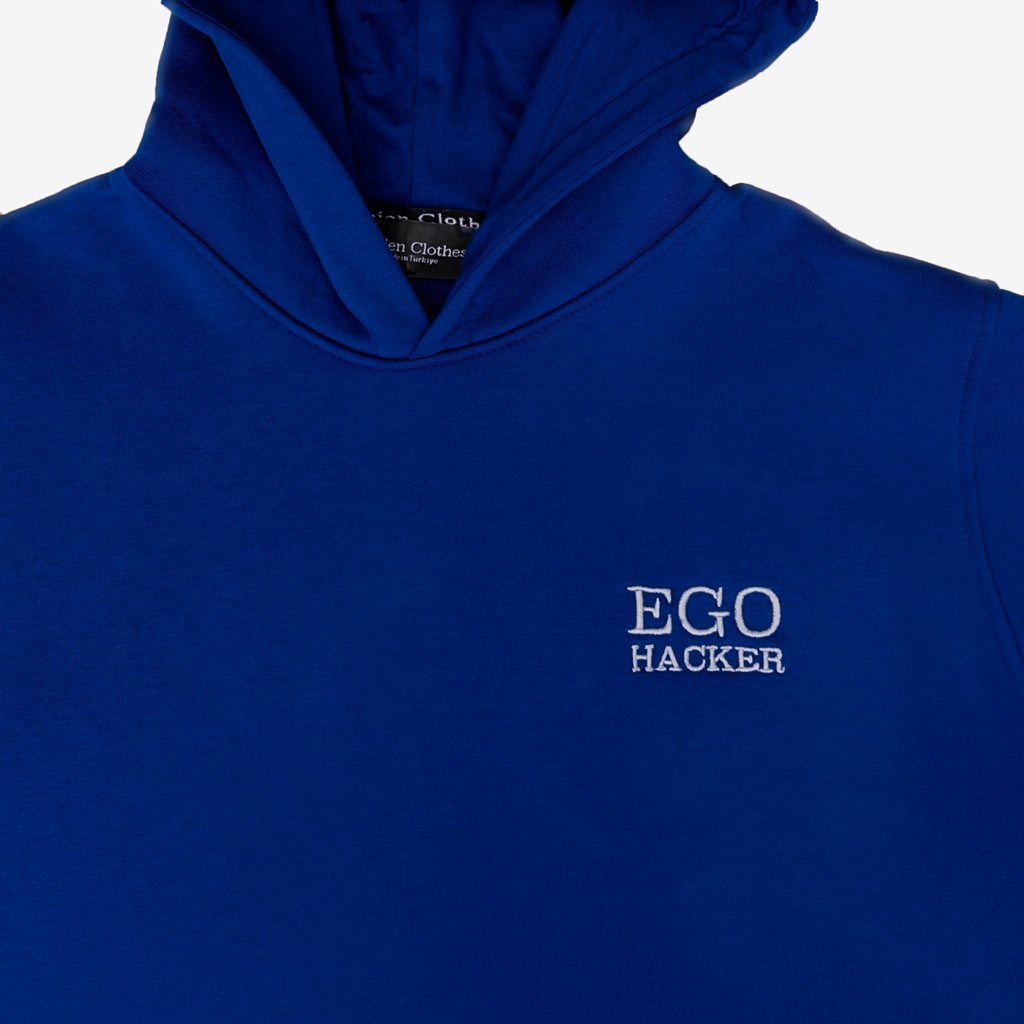 Bluza z kapturem Ego Hacker - Royal Blue - Unisex