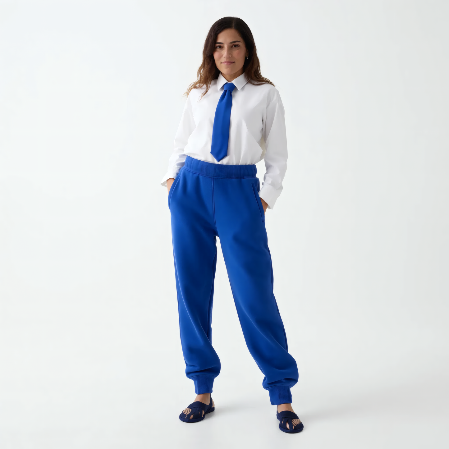 Cuffed Sweatpants - Royal Blue
