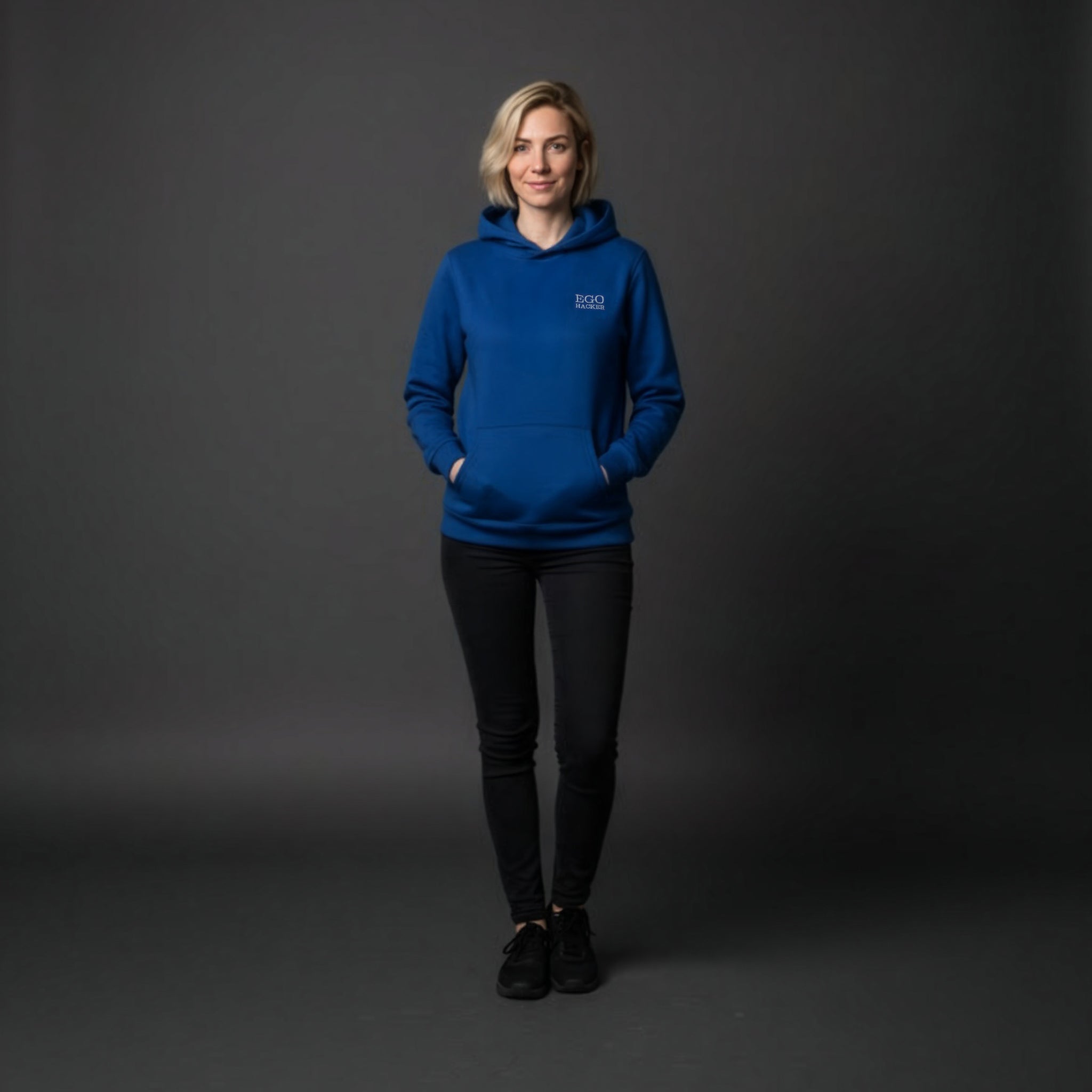 Hoodie Ego Hacker - Royal Blue - Unisex