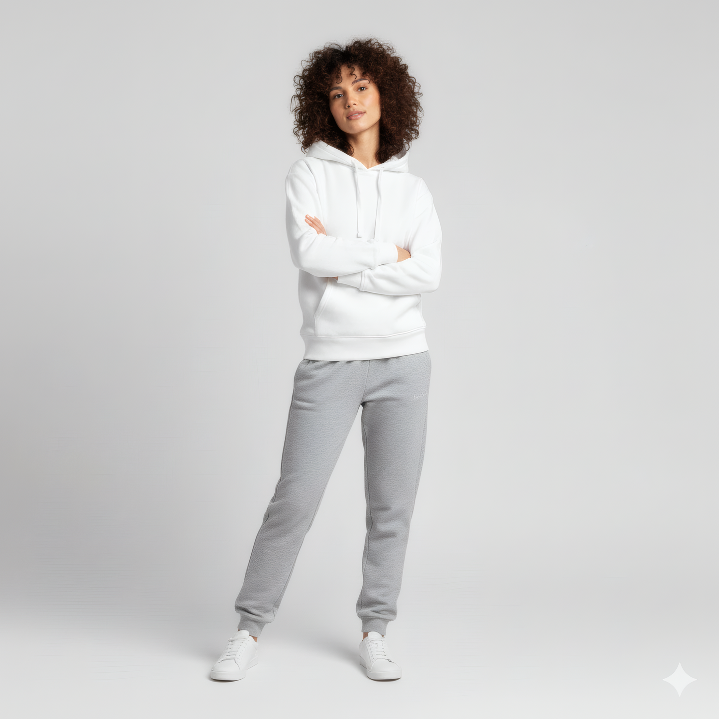 Cuffed Sweatpants - Gray