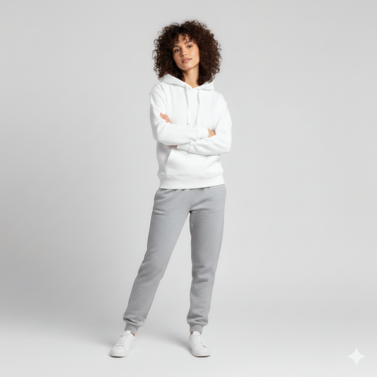 Cuffed Sweatpants - Gray