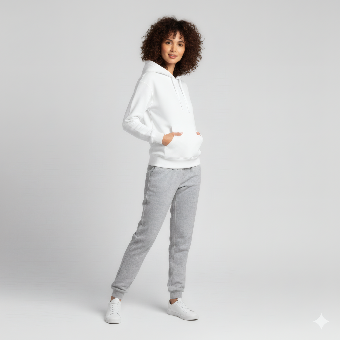 Cuffed Sweatpants - Gray