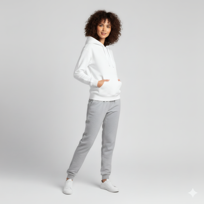 Cuffed Sweatpants - Gray