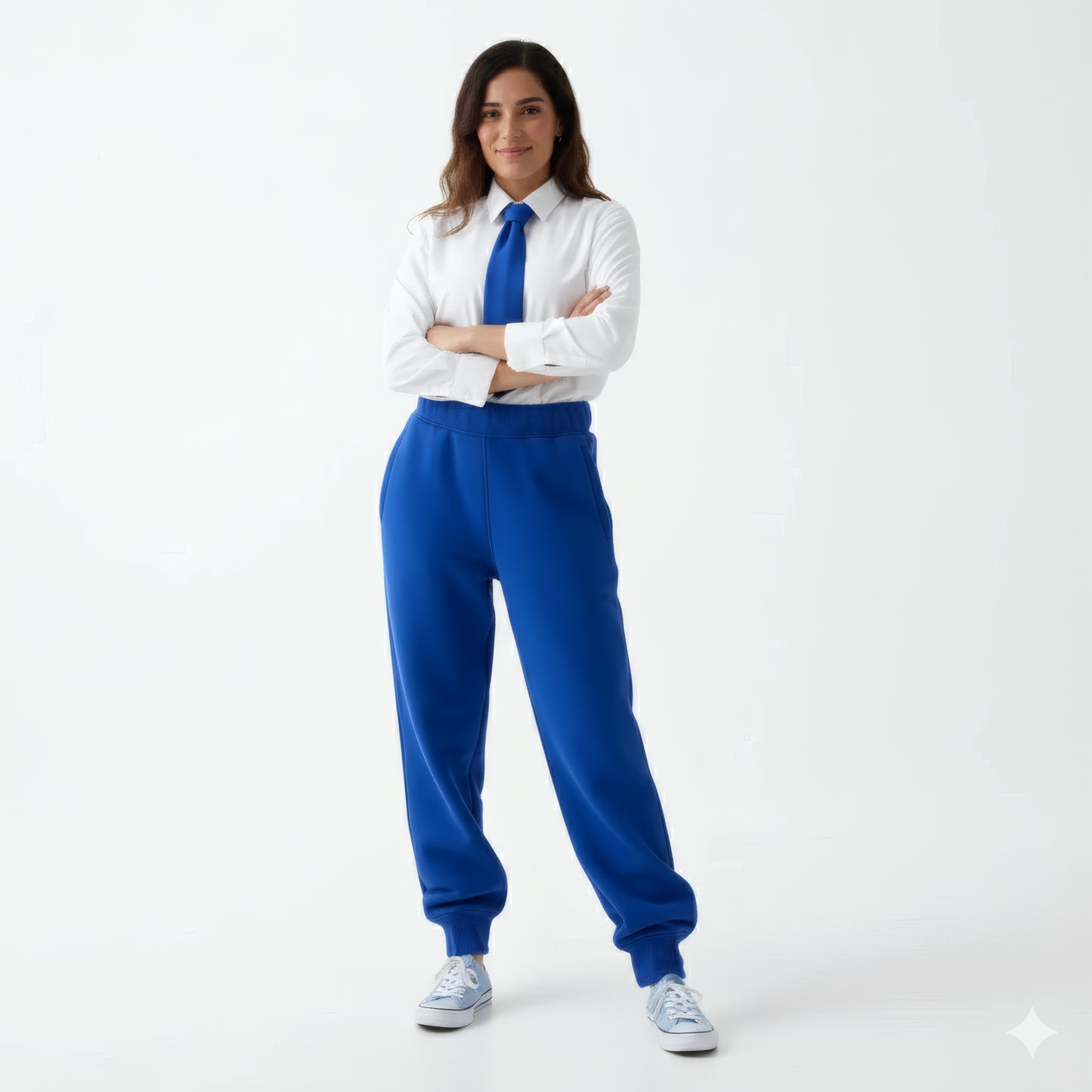 Cuffed Sweatpants - Royal Blue
