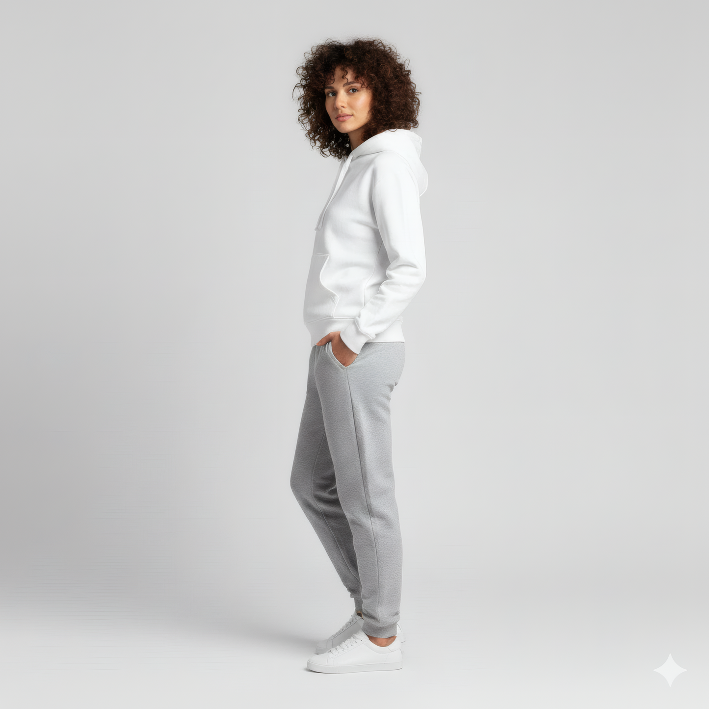 Cuffed Sweatpants - Gray