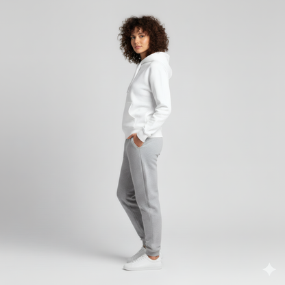 Cuffed Sweatpants - Gray