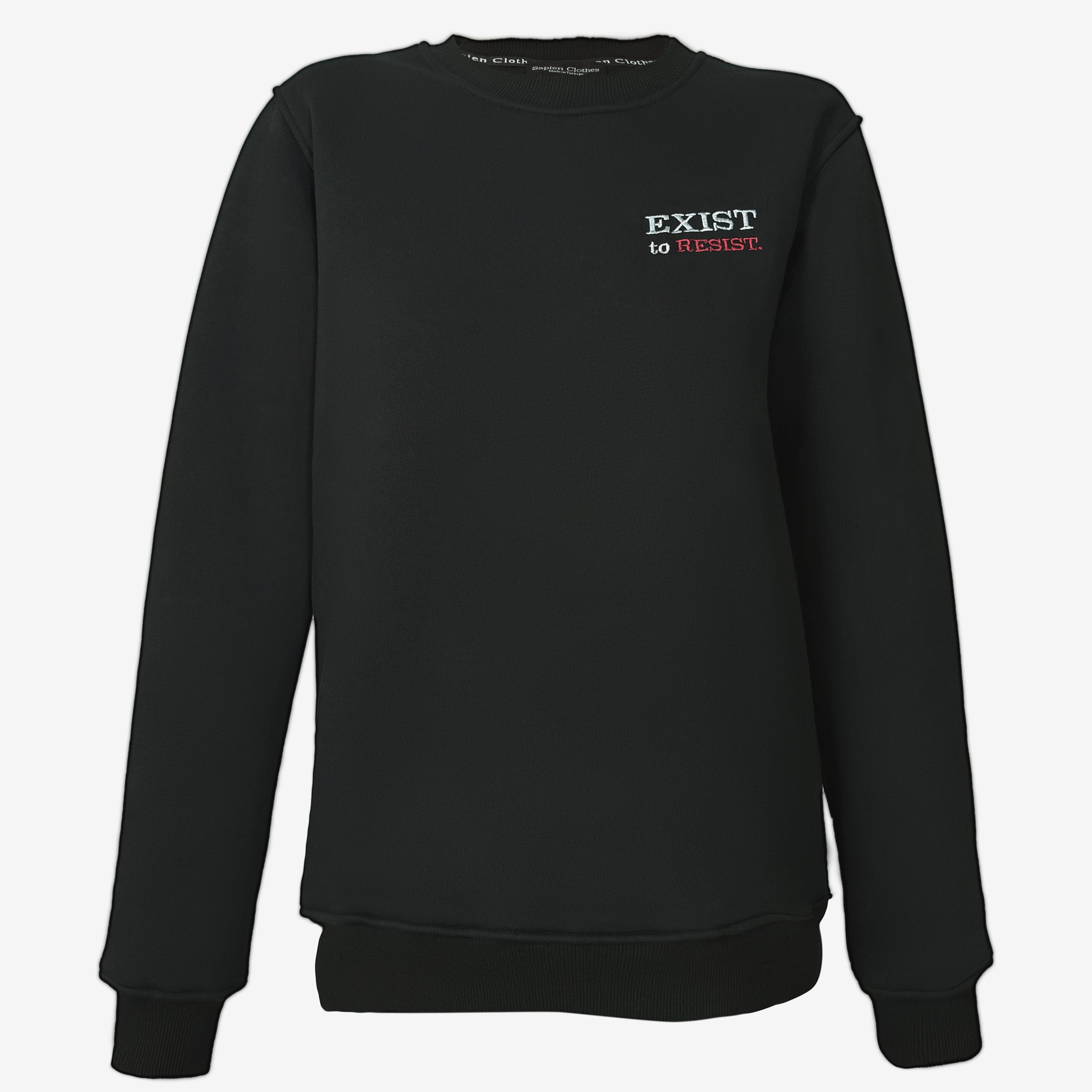 Sweatshirt Exist to Resist - Black - Unisex
