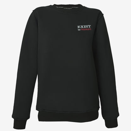 Sweatshirt Exist to Resist - Black - Unisex