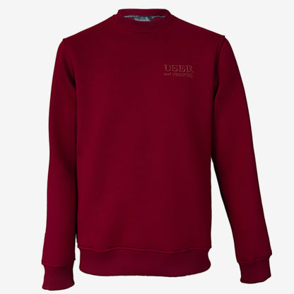 Sweatshirt USER NOT VERIFIED - Burgundy - Unisex