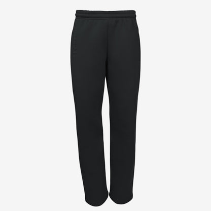 Straight-Cut Sweatpants - Black