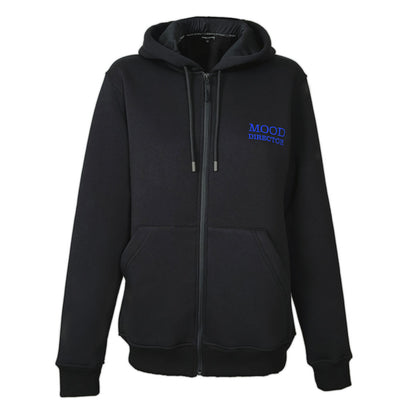 Zip-Up Hoodie Mood Director - Black