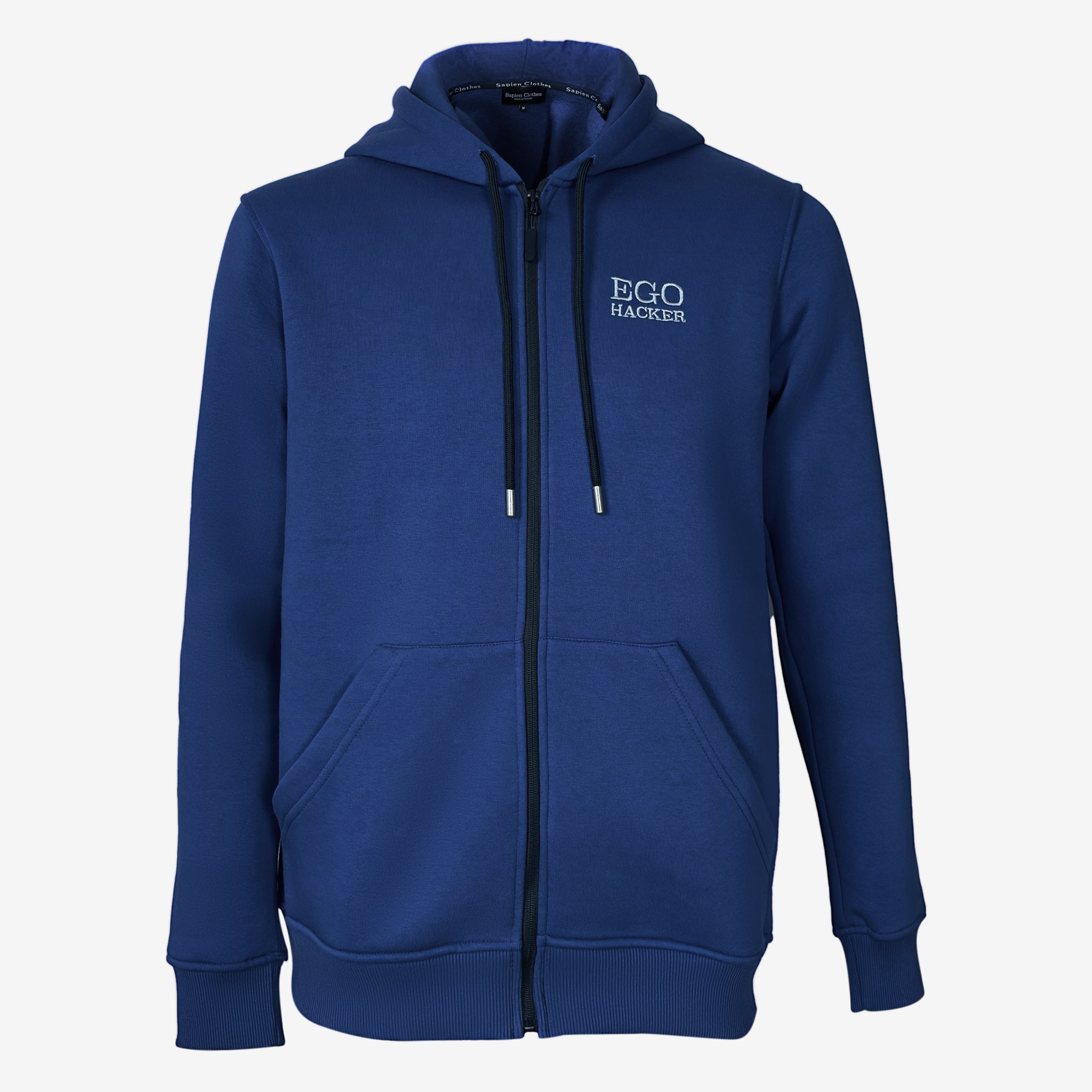 Zip-Up Hoodie Ego Hacker – Royal Blue - Unisex