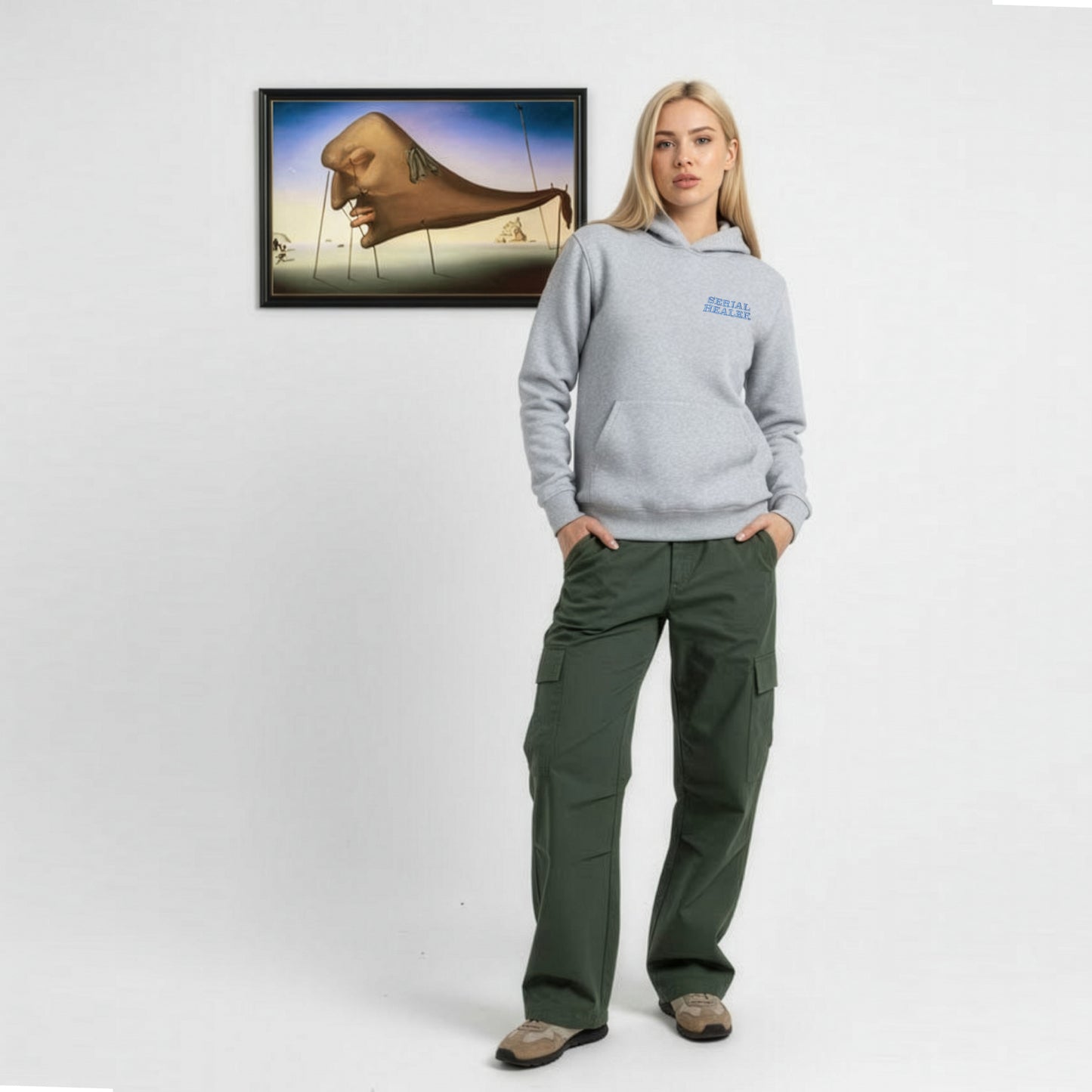 Hoodie Serial Healer – Gray - Unisex