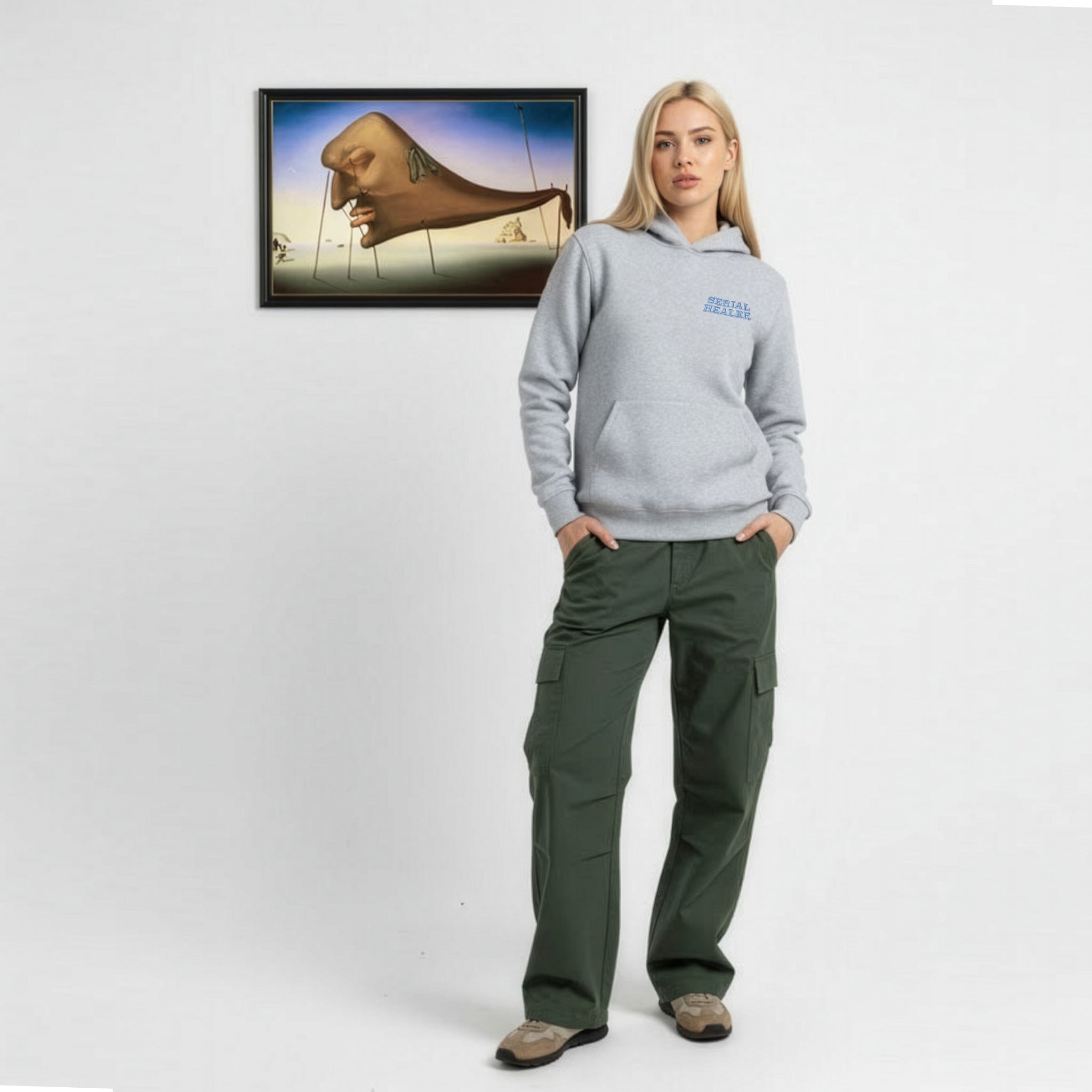 Hoodie Serial Healer – Gray - Unisex