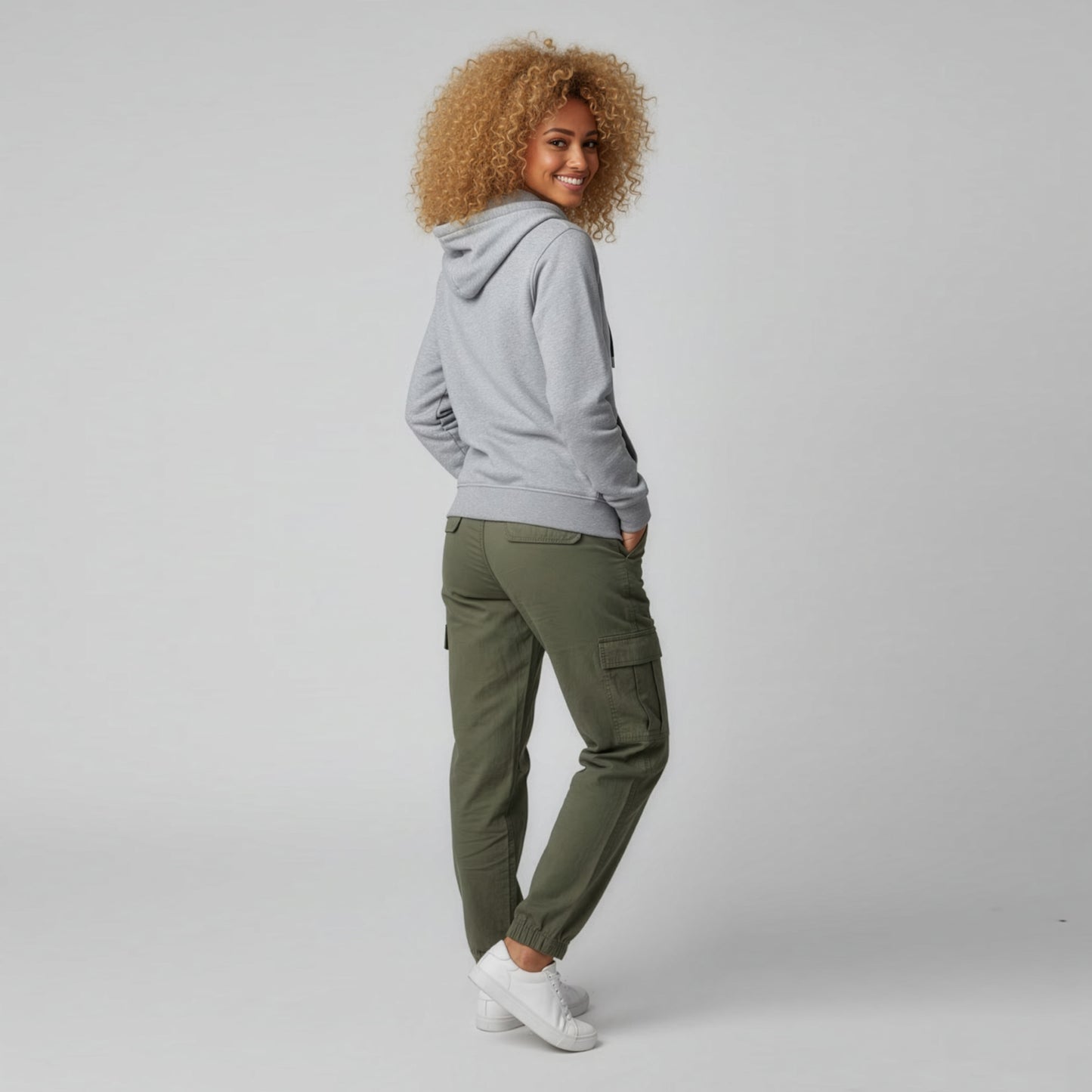 Zip-Up Hoodie Serial Healer - Gray