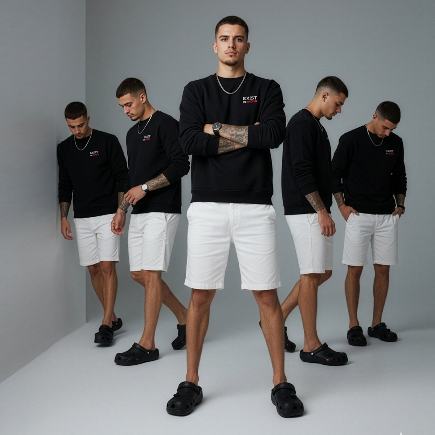 Sweatshirt Exist to Resist - Black - Unisex