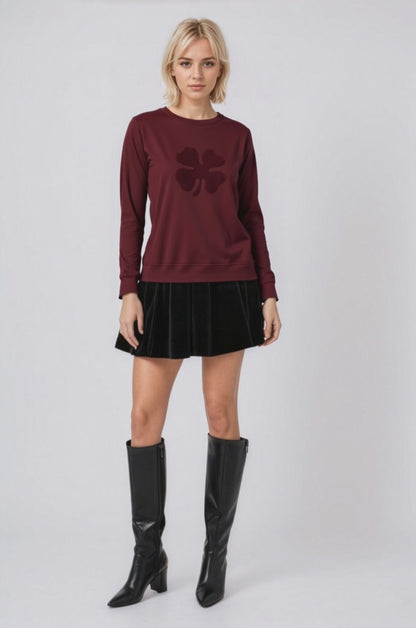 The Quadrifolium Soft Sweatshirt - Burgundy