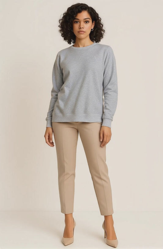 Sweatshirt Change/Elevate/Repeat - Gray - Unisex