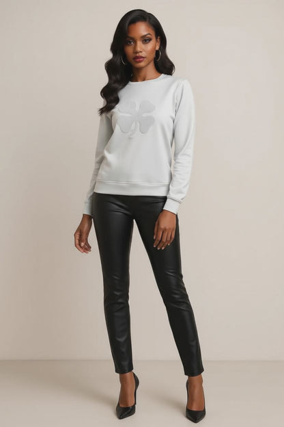 The Quadrifolium Soft Sweatshirt - Off-White