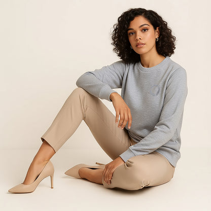 Sweatshirt Change/Elevate/Repeat - Gray - Unisex