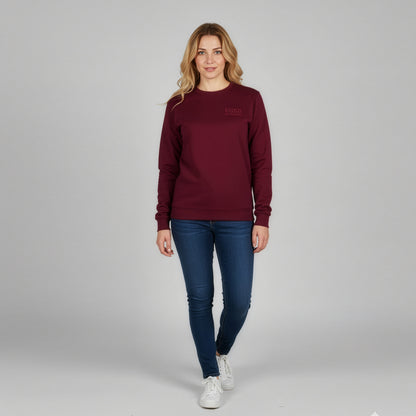 Sweatshirt USER NOT VERIFIED - Burgundy - Unisex