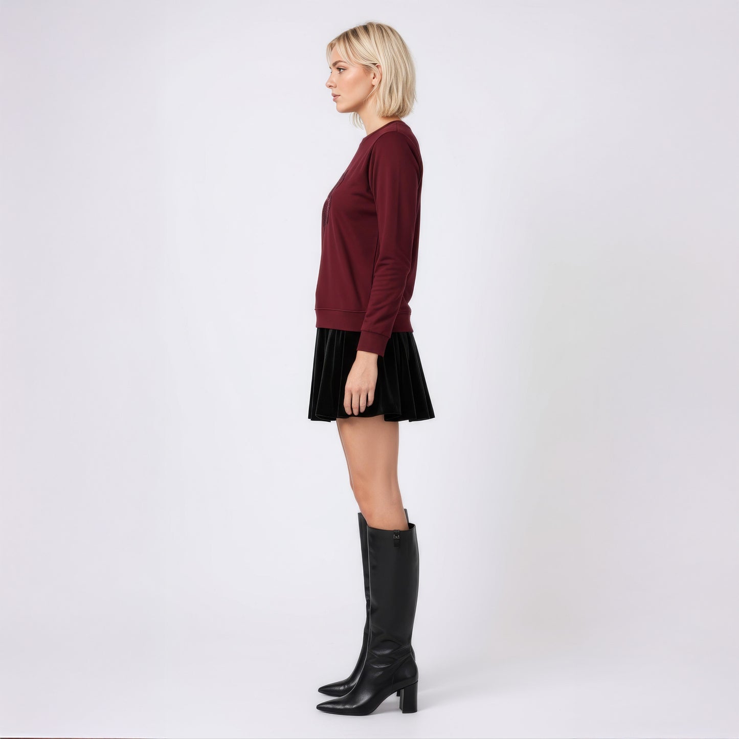 The Quadrifolium Soft Sweatshirt - Burgundy