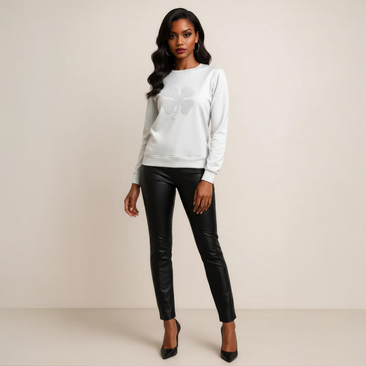 The Quadrifolium Soft Sweatshirt - Off-White