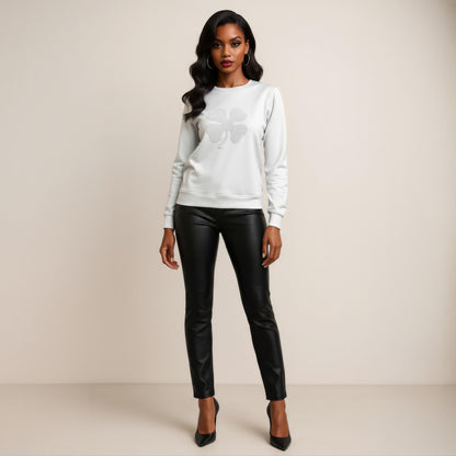 The Quadrifolium Soft Sweatshirt - Off-White