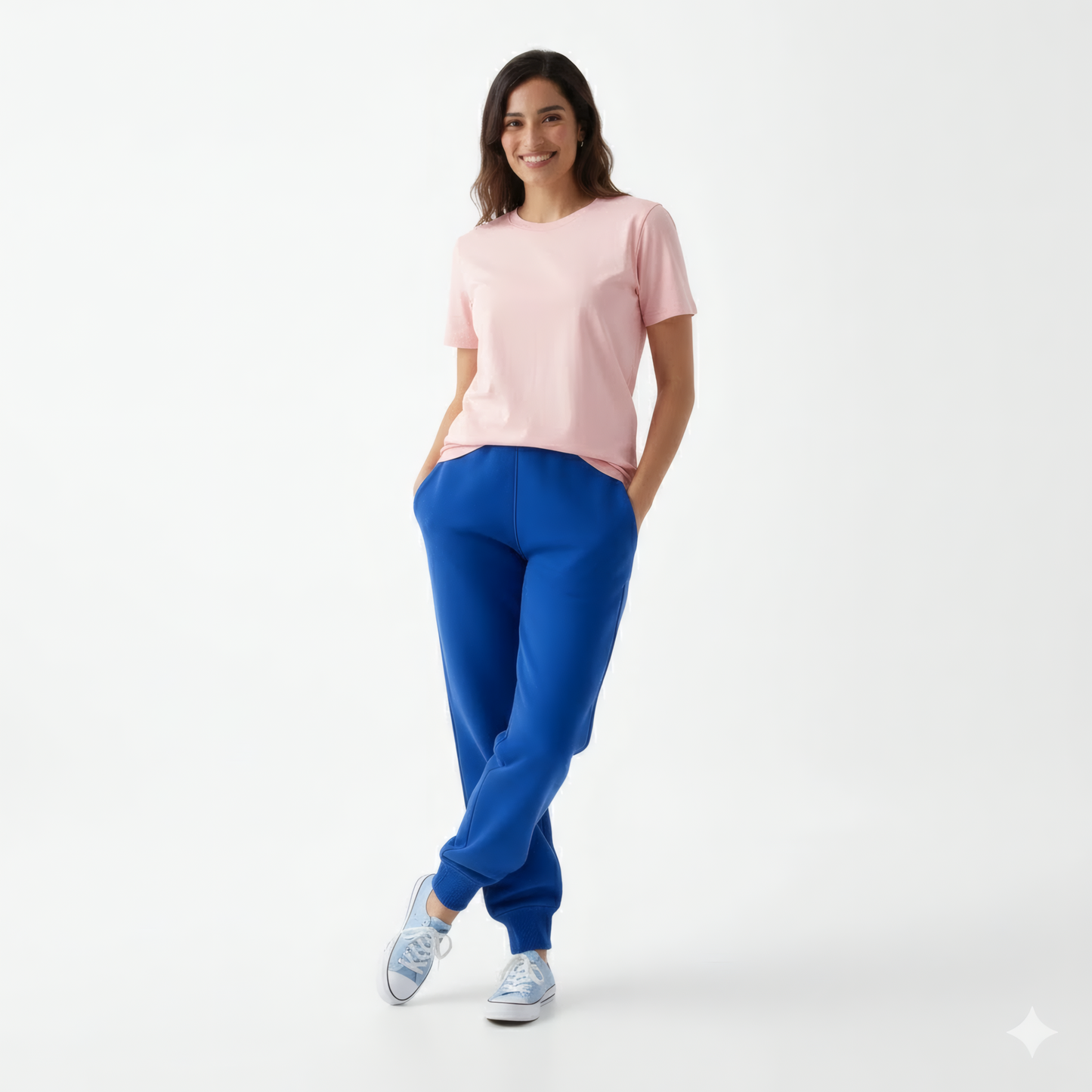Cuffed Sweatpants - Royal Blue