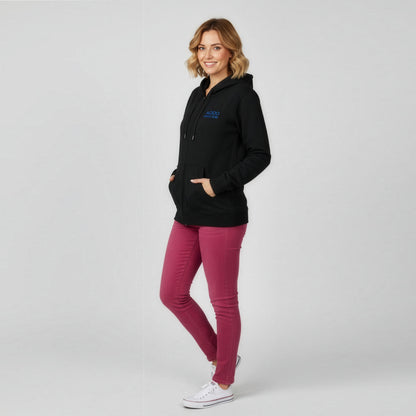 Zip-Up Hoodie Mood Director - Black